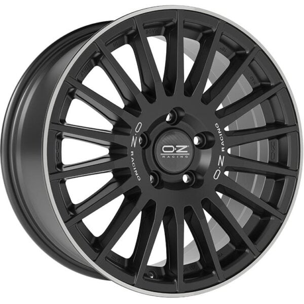OZ Racing Rally Desert Matt Black Silver Let. Diamond Lip 8x18 6x139.7 ET45 CB95,1
