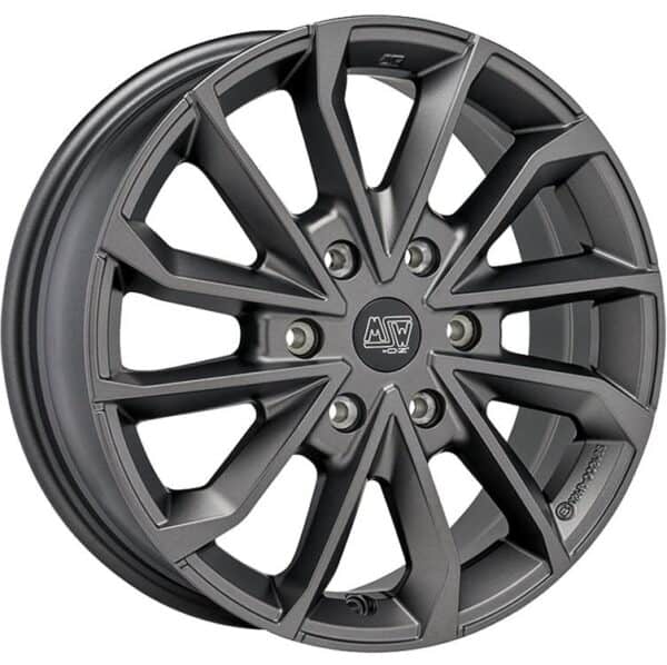 MSW 42 Van Matt Dark Grey 6.5x17 6x120 ET50 CB74.5