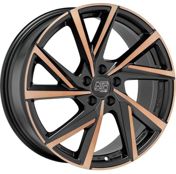 MSW 80-5 Matt Black Copper Fp 8x19 5x112 ET45 CB57,1