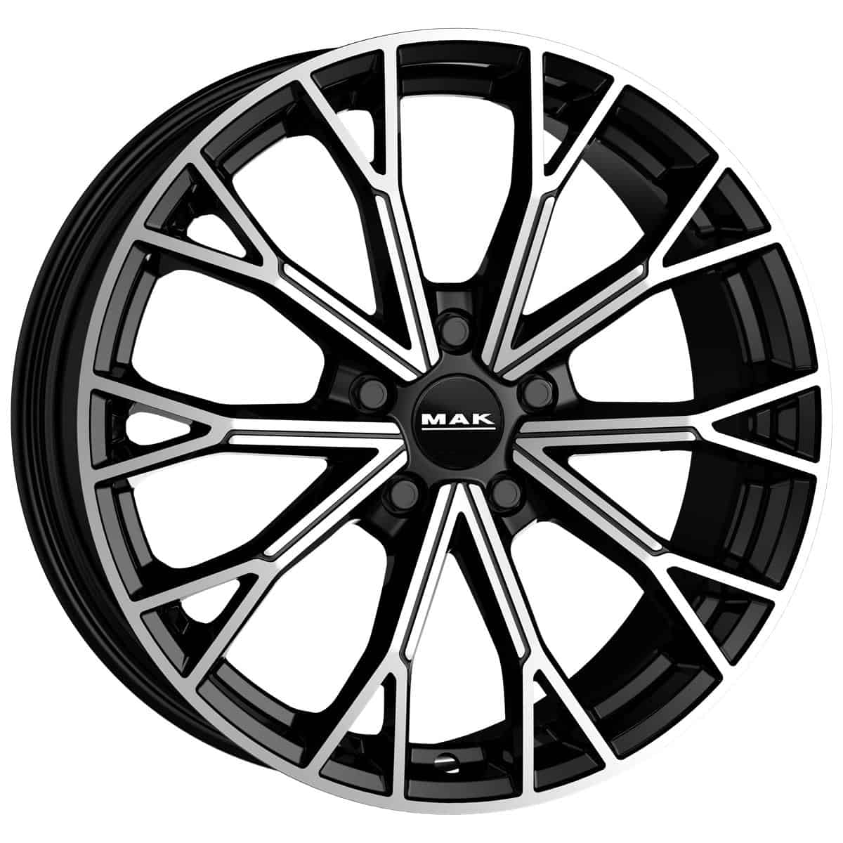 MAK Asphalt Black Mirror 9x19 5x130 ET45 CB66,6