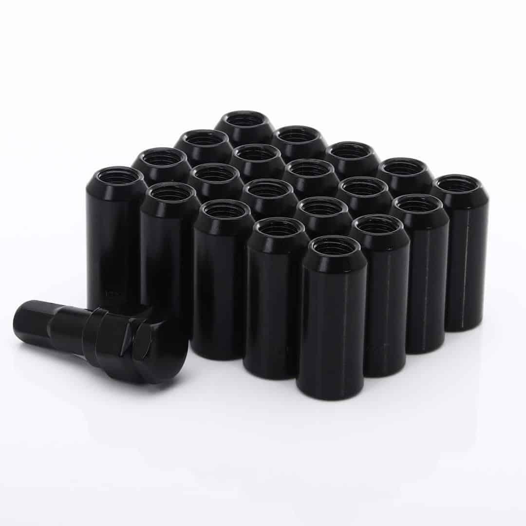 JR Uzgrieznis Imbus Black M12x1.5x45 20mm 60° 20 gab + uzgriežņu atslēga