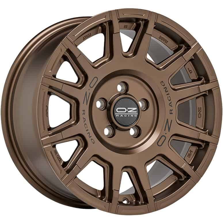 OZ Racing Rally Legend Matt Bronze + Black Lettering 8x17 6x120 ET35 CB74,5