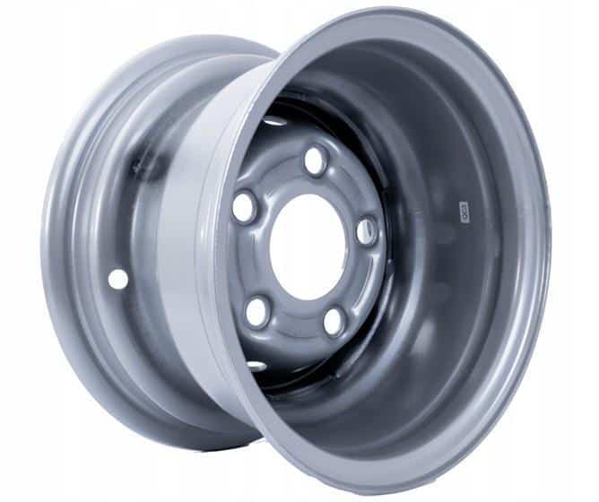 SRW Steel Trailer wheel silver 6x10 5x112 ET0 CB67.1