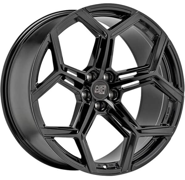 MSW 53 Gloss Black 10,5x22 5x112 ET19 CB66,6