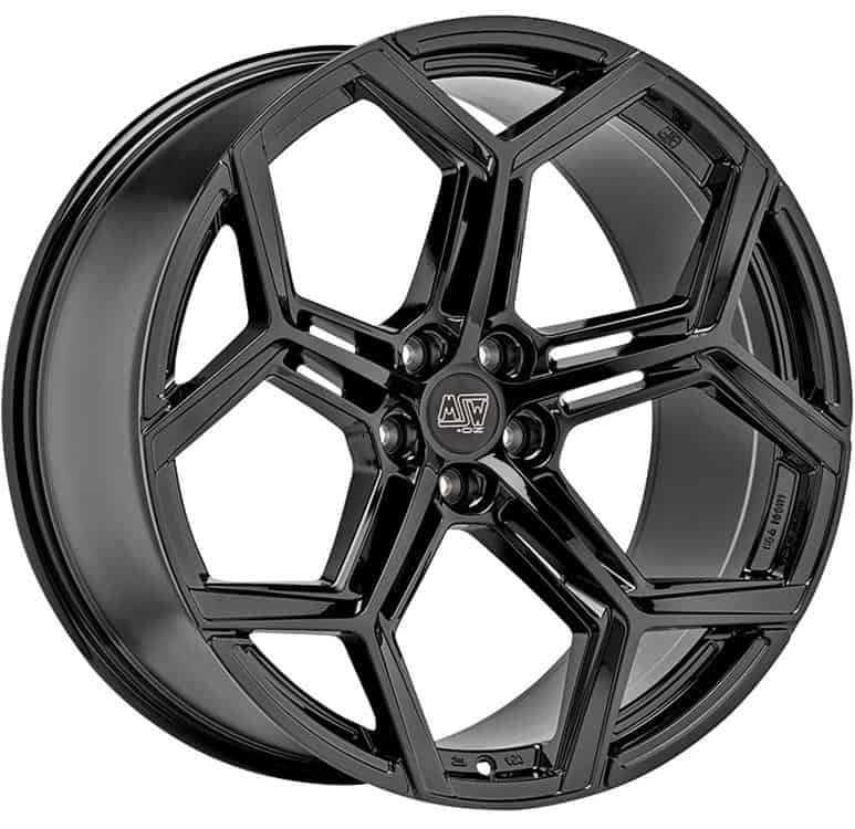 MSW 53 Gloss Black 10,5x22 5x112 ET19 CB66,6