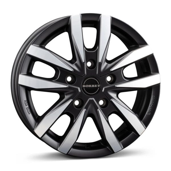 Borbet CW5 black polished matt 6,5x16 5x120 ET60 CB65,1