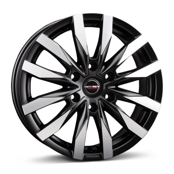 Borbet CW6 black polished matt 6,5x16 6x130 ET62 CB84,1