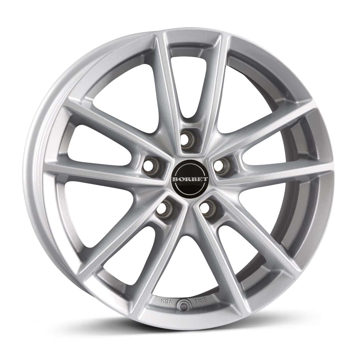 Borbet W Crystal Silver 6x15 5x114.3 ET43 CB72,6