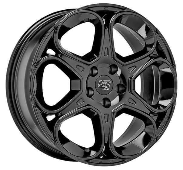 MSW 83 Gloss Black 7x17 5x114.3 ET32 CB73.1