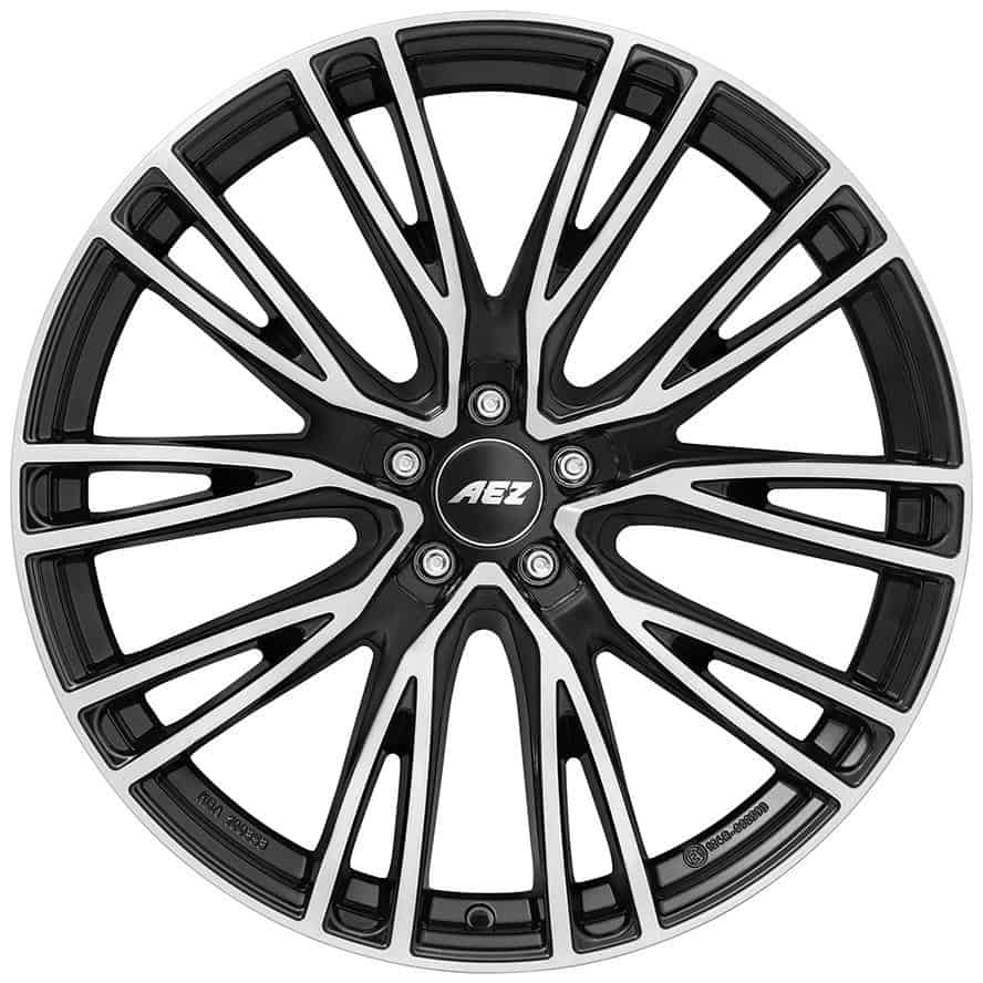 AEZ Seattle dark Black/polished 8x19 5x130 ET40 CB66,6