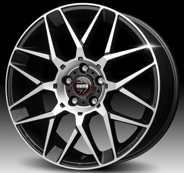 Momo REVENGE EVO 2.0 Matt Black Polished 8x18 5x112 ET45 CB72,3