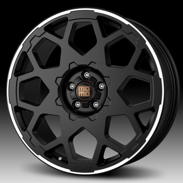 Momo HEAVY DUTY Matt Black Polished 8,5x20 5x112 ET38 CB79,6
