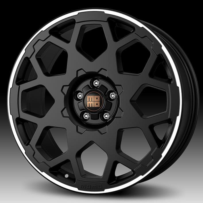Momo HEAVY DUTY Matt Black Polished 8,5x20 5x112 ET38 CB79,6