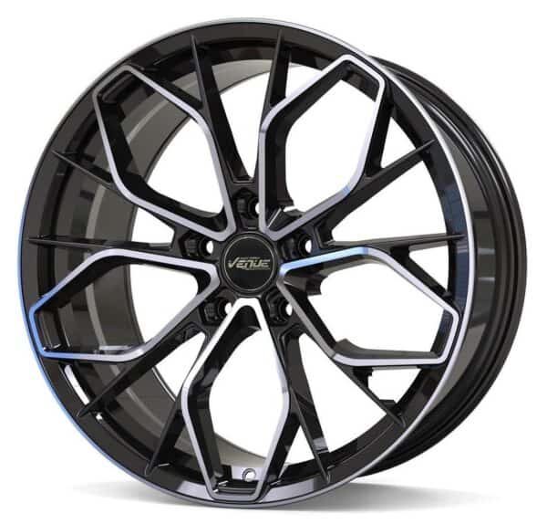 Venue Rocker Black Polished 9x20 5x120 ET35 CB72.6
