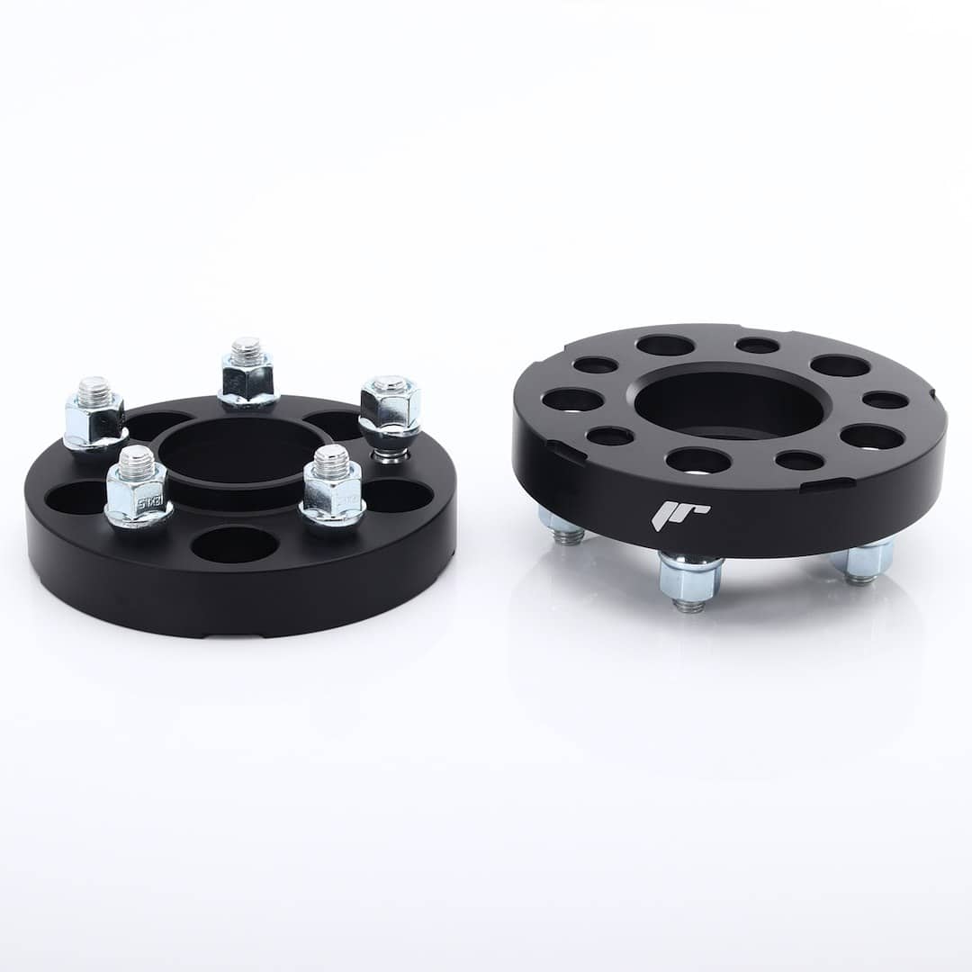 Flancis Japan Racing 30 mm 2 gab 6x139.7 95.1 mm With Studs M14x1.5 (+Nuts) Black (JRWA3-30MM-6Z-95BK)