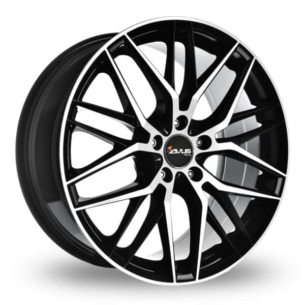 Avus AF19 Black Polished 8x18 5x120 ET45 CB72.6