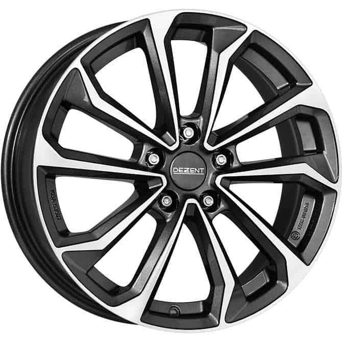Dezent KS dark Gunmetal/polished 7.5x18 5x114.3 ET51 CB67.1