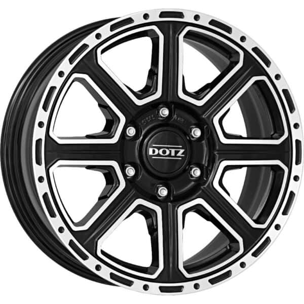 Dotz Kalahari dark Black/polished 8x18 6x139.7 ET35 CB67,1