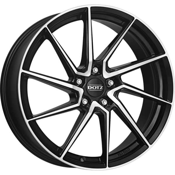 Dotz Spa dark Black/polished 7,5x17 5x100 ET35 CB60,1