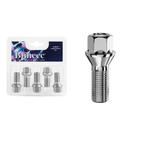 Bimecc Skrūve YB13 M14x1.5x28 17 mm Hex 60° 1 set