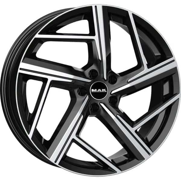 MAK Qvattro Black Mirror 9.5x21 5x112 ET20 CB66.6