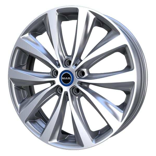 MAK Watt Silver 5x19 5x112 ET43 CB66.6