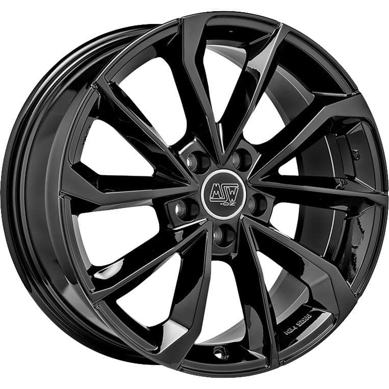 MSW 42 Gloss Black 8x18 5x108 ET45 CB65,1