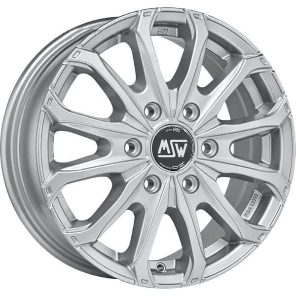MSW 48 Van 6 Holes Full Silver 6.5x16 6x120 ET50 CB74.5