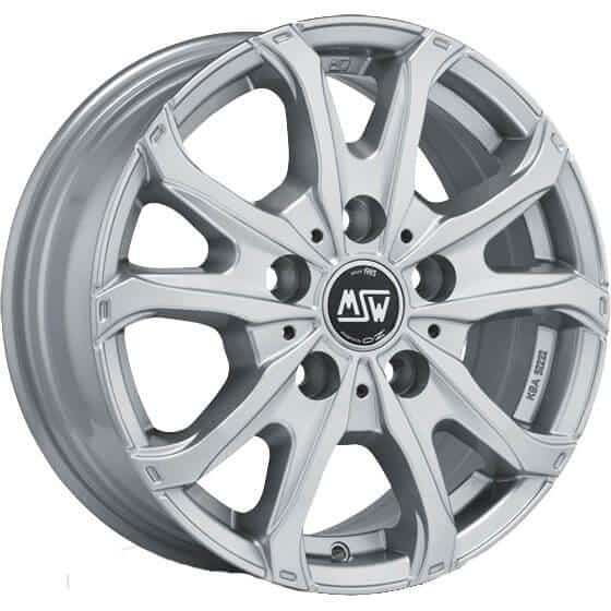 MSW 48 Van Full Silver 7x17 5x160 ET55 CB65.1
