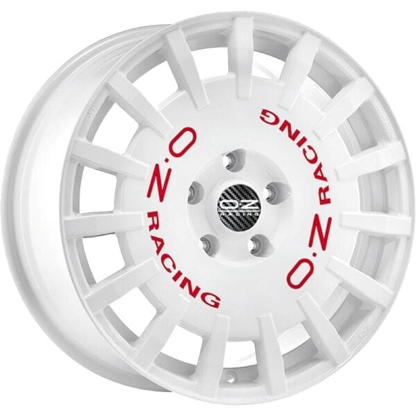 OZ Racing Rally Racing Race White Red Lettering 8x17 5x112 ET45 CB75,0
