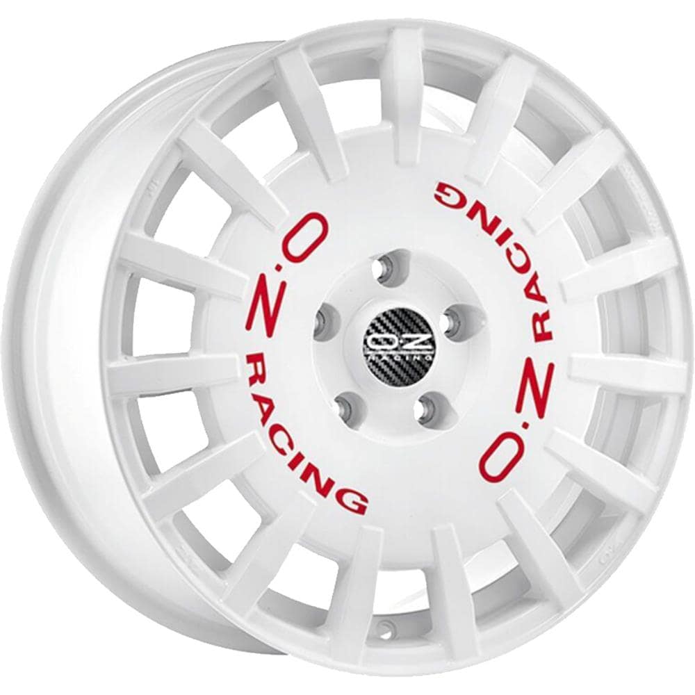 OZ Racing Rally Racing Race White Red Lettering 8x17 5x112 ET45 CB75,0