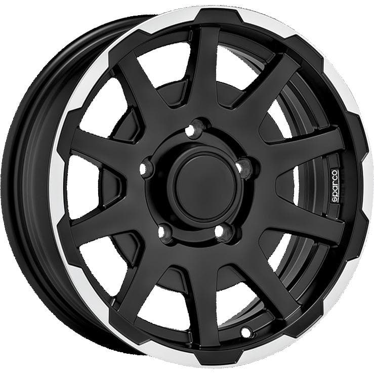 Sparco Dakar Matt Black Lip Polish 5,5x16 5x139.7 ET0 CB108,1