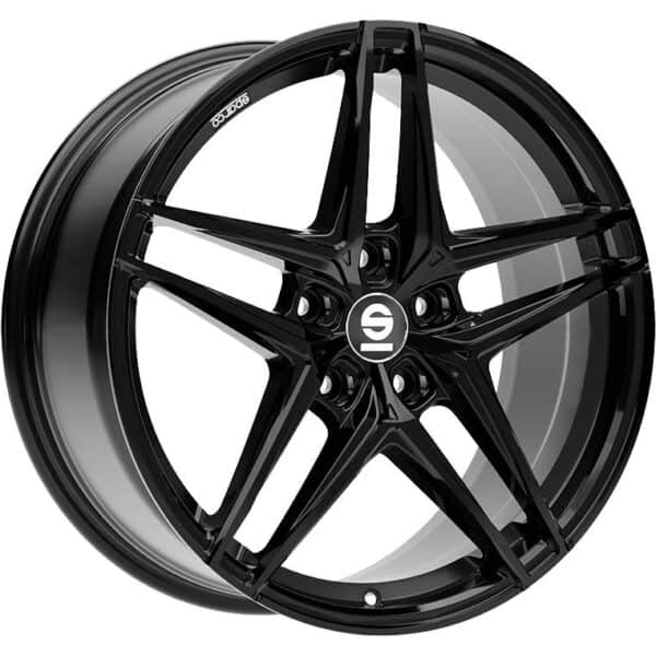 Sparco Record Gloss Black 8,5x19 5x108 ET45 CB73.1