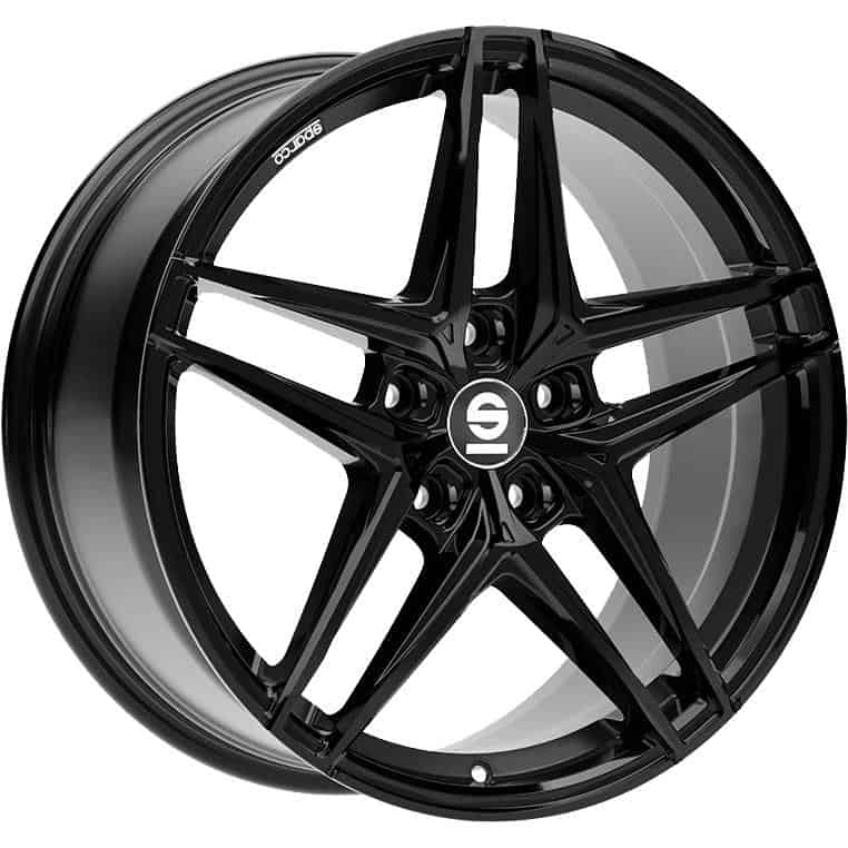 Sparco Record Gloss Black 8,5x19 5x108 ET45 CB73.1