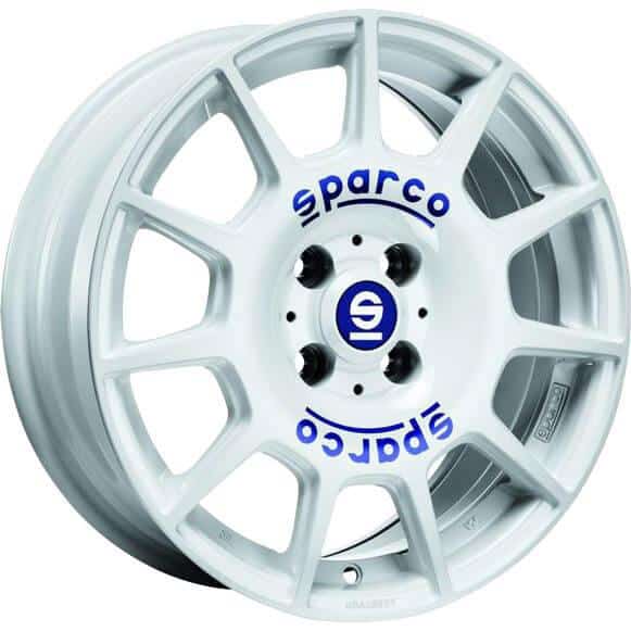 Sparco Terra White Blue Lettering 7x16 5x114.3 ET45 CB75,0