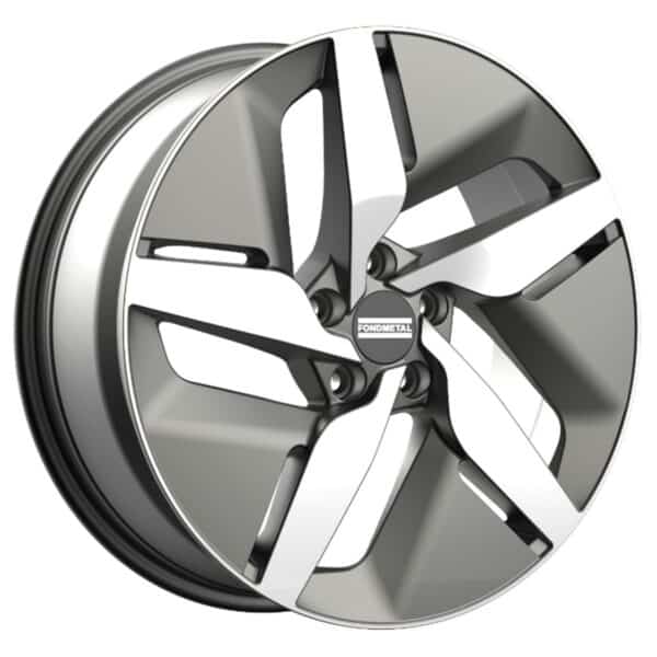 Fondmetal e-Joule Glossy Titanium Machined 9x20 5x112 ET28 CB66,6