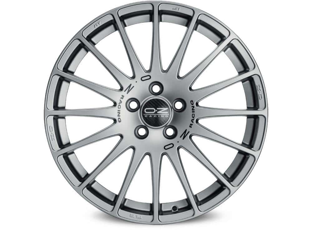 OZ Racing Superturismo GT Grigio Corsa Black Lettering 7,5x17 5x112 ET50 CB75,0