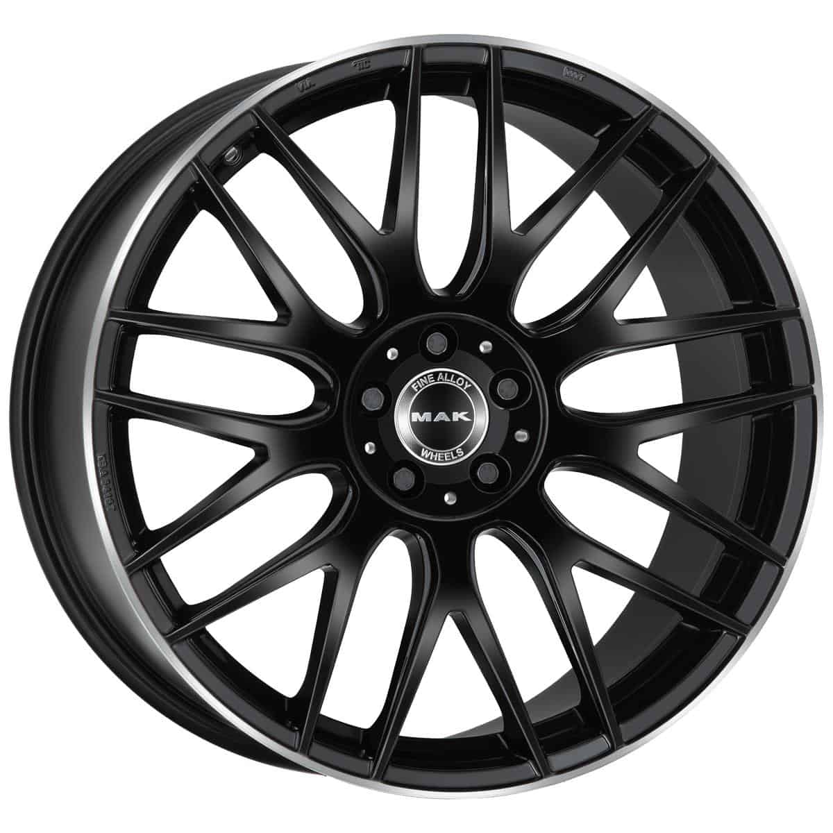 MAK Arrow-D Gloss Black Mirror Ring 9.5x20 5x112 ET43 CB66.6