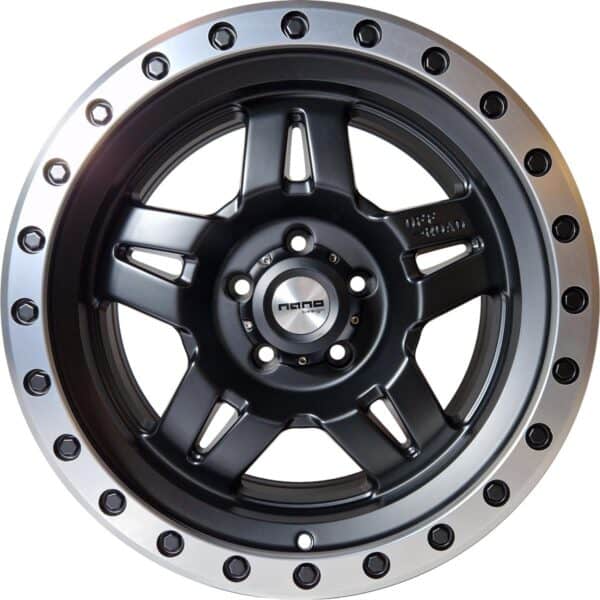 Nano 5942 Matt Black polished 8,5x17 5x120 ET0 CB65.1