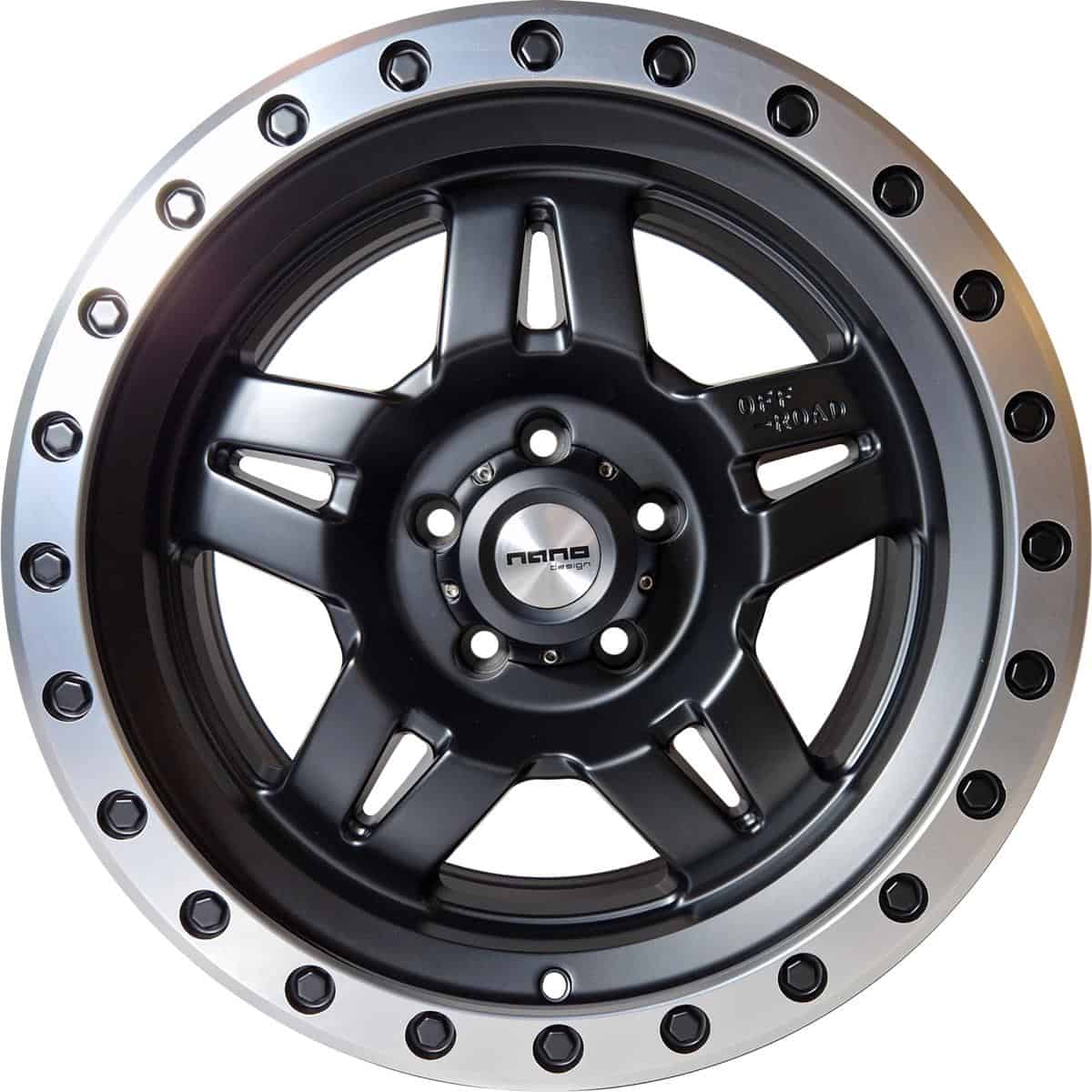 Nano 5942 Matt Black polished 8,5x17 5x120 ET0 CB65.1