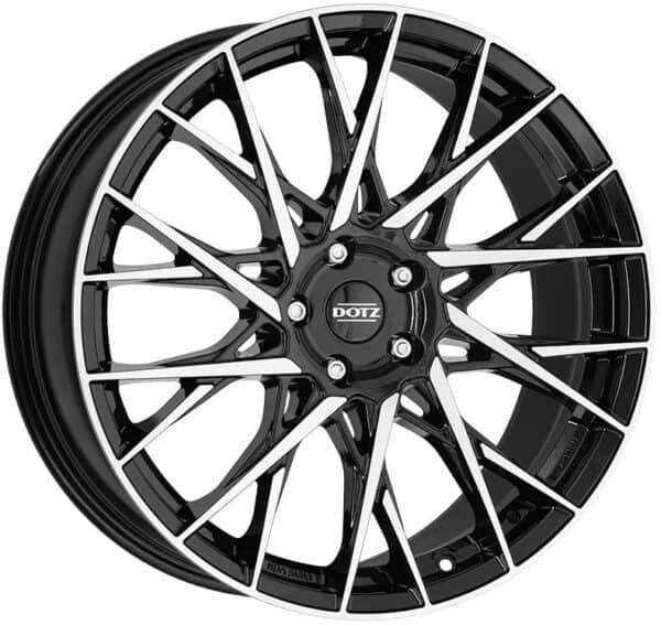 Dotz Fuji dark Black/polished 8x20 5x112 ET40 CB70.1