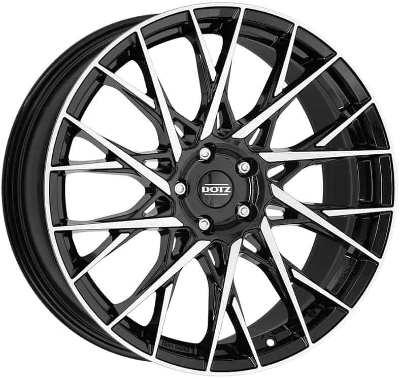 Dotz Fuji dark Black/polished 8x20 5x112 ET40 CB70.1