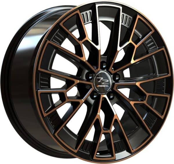 Fondmetal 1972 Black Clearcoat Matt Bronze Machined 11x21 5x112 ET39 CB66,6