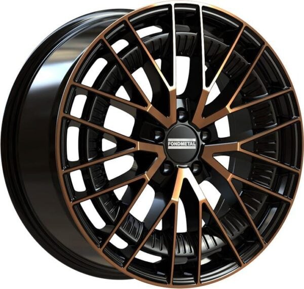 Fondmetal Kari Black Clearcoat Matt Bronze Machined 9x19 5x112 ET49 CB66,6