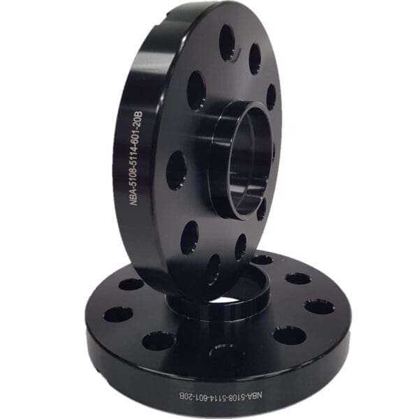 Flancis 20 mm 2 pcs 5x108/114.3 60.1 mm Black (NBA-5108-5114-601-20B)