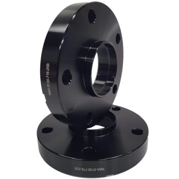 Flancis 25 mm 2 gab 5x130 71.6 mm Black (NBA-5130-716-25B)