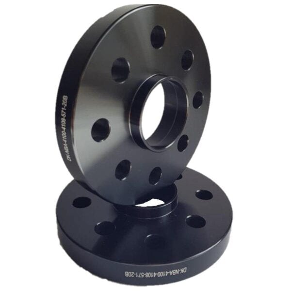 Flancis 20 mm 2 pcs 4x100/4x108 57.1 mm Black (NBA-4100-4108-571-20B)