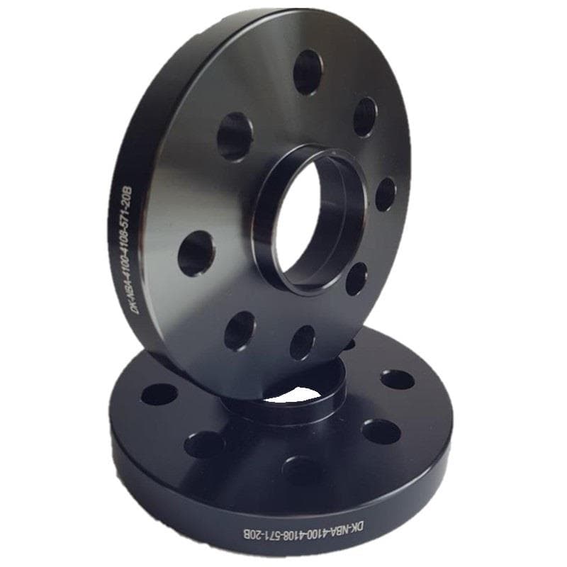 Flancis 20 mm 2 pcs 4x100/4x108 57.1 mm Black (NBA-4100-4108-571-20B)