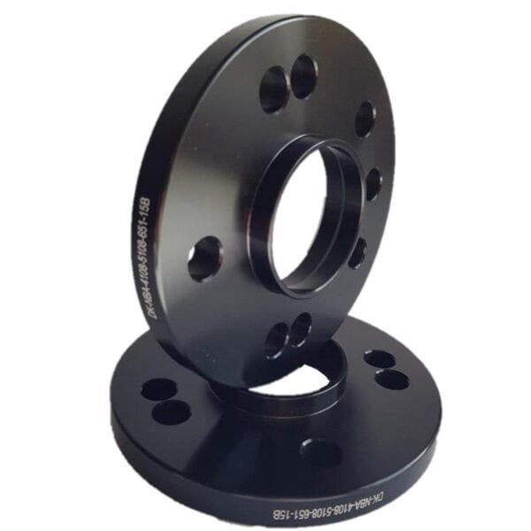 Flancis 15 mm 2 pcs 4x108/5x108 65.1 mm Black (NBA-4108-5108-651-15B)