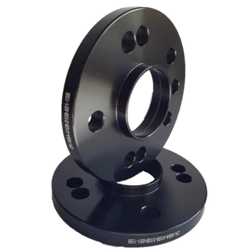 Flancis 15 mm 2 pcs 4x108/5x108 65.1 mm Black (NBA-4108-5108-651-15B)